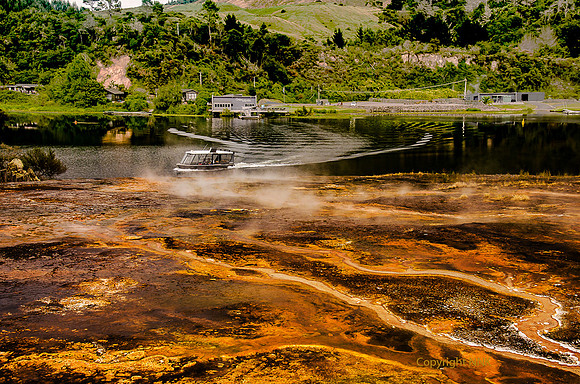 Orakei Korako Thermal Wonderland in New Zealand