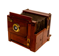 Half Plate Tail Board Camera c.1890